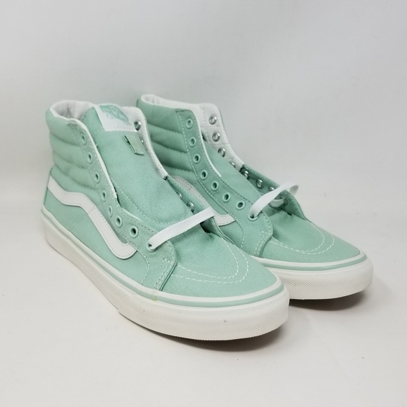 Vans Other - Vans Sk8-Hi Slim Gossamer Green Sneakers Men's 7.5